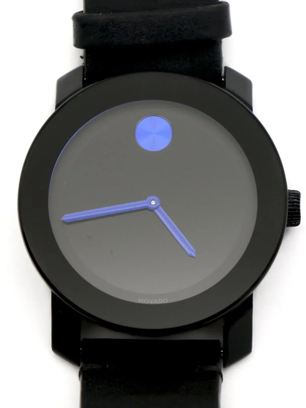 Movado Bold Black Dial with Cobalt Blue Accents 3600307